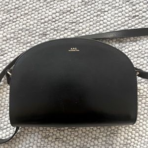 A.P.C. Demi Lune Leather Bag